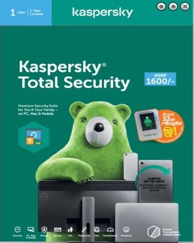 Kaspersky Total Security (2021) Antivirus Price in BD
